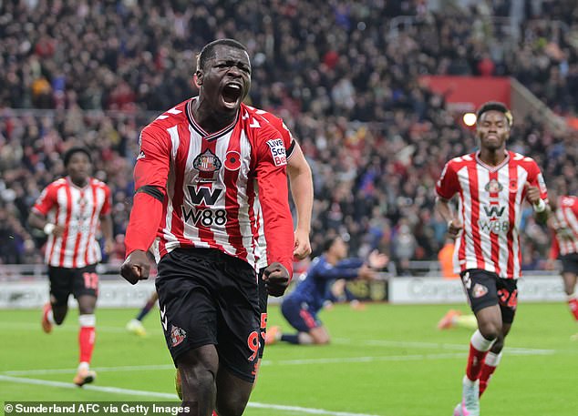 The Dutch Forward Wheeled Off With Glee After His Acrobatic Finish Snatched Sunderland A Draw