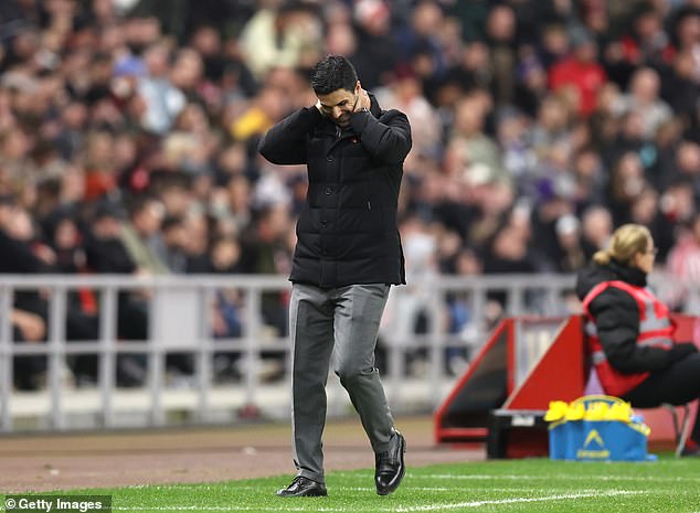 Mikel Arteta Was Left Disconsolate After His Side's 10-Game Winning Run Came To A Crashing End