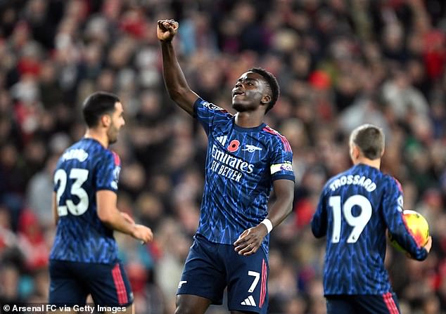 Arsenal Golden Boy Bukayo Saka Levelled The Tie Up Early Into The Second Half In Sunderland