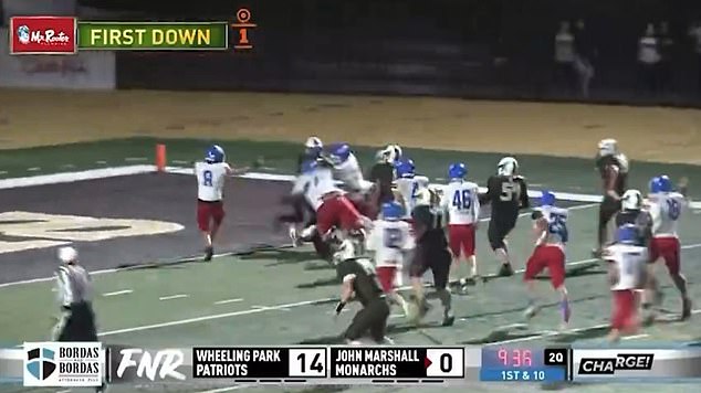 Davis Fought His Way Through 60 Yards Of Pressure Before Eventually Hitting The Endzone