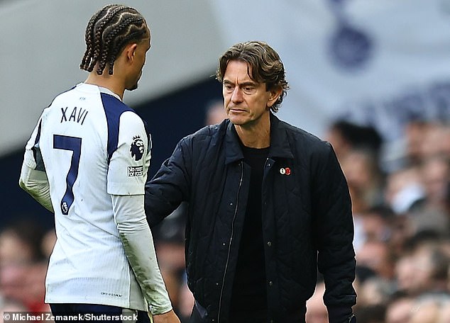 Xavi Simons' Substitution From Thomas Frank Was Greeted With Boos From Spurs Fans