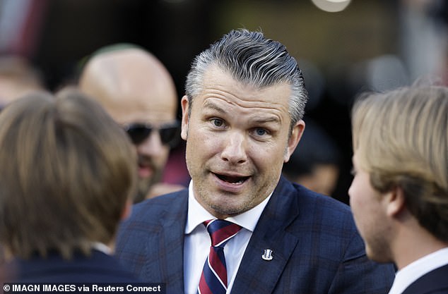 Defense Secretary Pete Hegseth Was Seen Chatting With Officials While Waiting For Trump