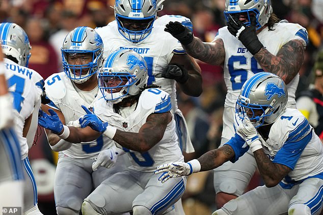 The Lions Cracked Over 500 Yards Of Offense En Route To A 44-22 Victory Over Washington