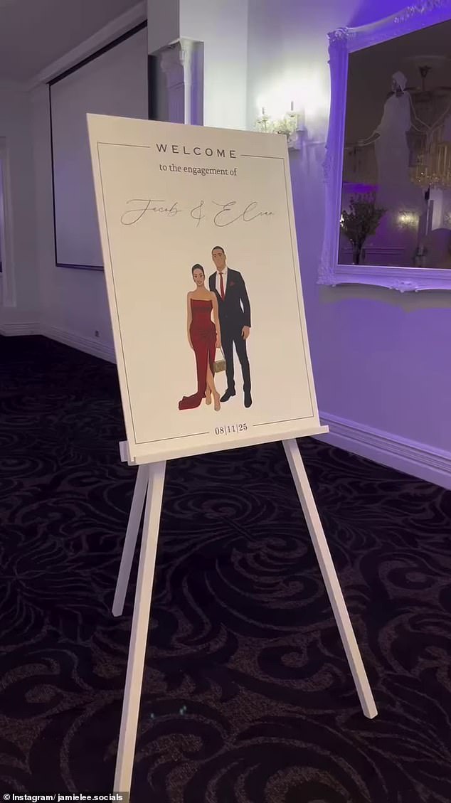 Guests Were Welcomed By This Sign At The Door, With Kiraz Obviously Beyond Certain That His Partner Was Going To Say Yes