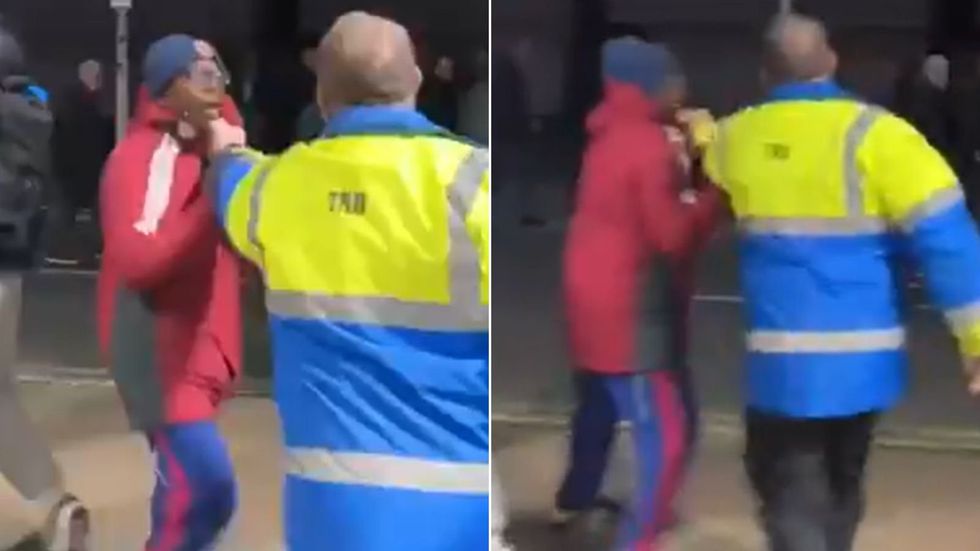 Taiwo Ogunlabi, Widely Recognised By Football Supporters As Ty From The Youtube Channel Aftv, Was Involved In A Heated Confrontation With A Steward Following Arsenal\U2019S 2-2 Draw Away At Sunderland On Saturday Night