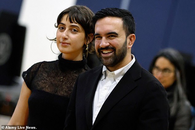 Mayor-Elect Zohran Mamdani And His Wife Rama Duwaji Arrive To Vote In Queens On Tuesday