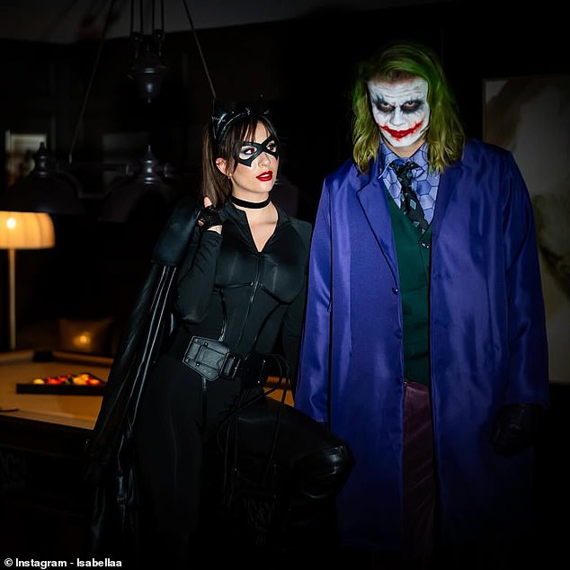 Across The Other Side Of Manchester, City Forward Erling Haaland Dressed Up As The Joker