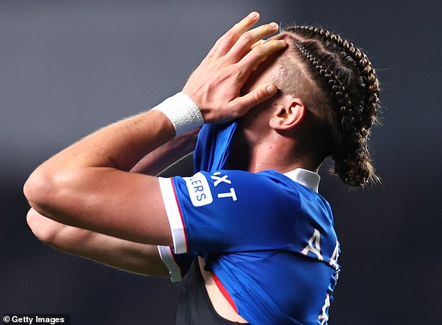 Thelo Aasgaard Doesn't Know Where To Look As Rangers Lose Meekly At Home To Roma