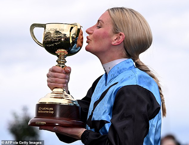 Melham Left School At 15, Began Her Riding Apprenticeship In 2011 And Claimed The Jockeys' Premiership In Her First Full Season Back In 2012/13 Before Her Life-Changing Win On Tuesday At Flemington (Pictured)