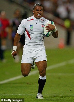Robinson In Action During England's Successful 2003 Rugby World Cup Campaign