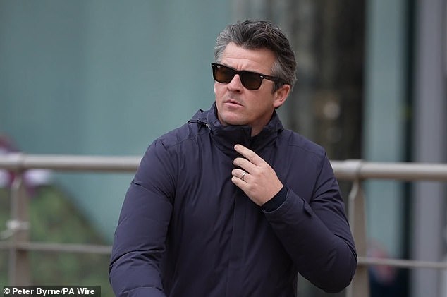 Joey Barton Is Pictured Arriving At Liverpool Crown Court On Monday Morning