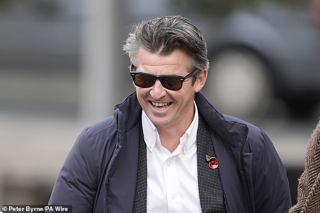 Joey Barton Arrives At Liverpool Crown Court, Where He Faces 12 Counts Of Sending A Grossly Offensive Electronic Communication With Intent To Cause Distress Or Anxiety
