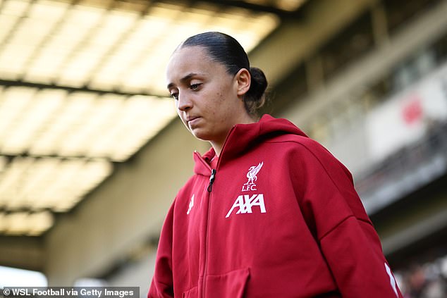 Liverpool Ladies Star Mia Enderby Was Rushed To Hospital After Suffering A Serious Injury On Sunday