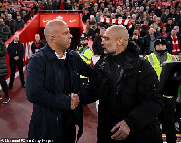 Arne Slot And Pep Guardiola Go Head-To-Head Again This Weekend At The Etihad Stadium