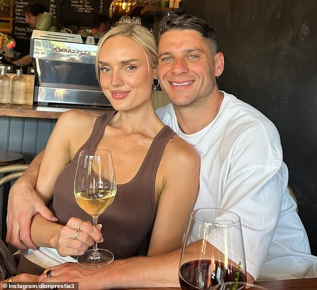 Richmond Star Dion Prestia, Pictured With Girlfriend Brooke Bailey, Has Denied Being Present For The Brawl And Is Fighting The Charges