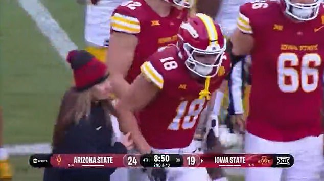 Iowa State Player Benjamin Brahmer Was Taken To Hospital On Saturday After Collapsing
