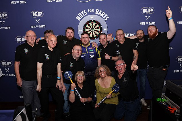 Littler Played Against Locals At The Pub As Part Of A Competition Organised By Kp Nuts