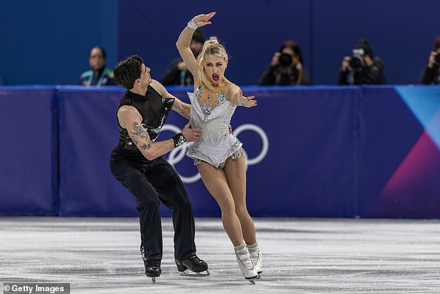 Gilles And Poirier Scored 86.18 Points On The Ice, Putting Them In A Podium Position