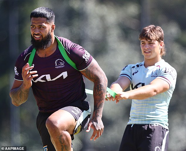 Haas Often Leads The Way At Training And Wins Many Of The Fitness Tests (Pictured, At Red Hill)