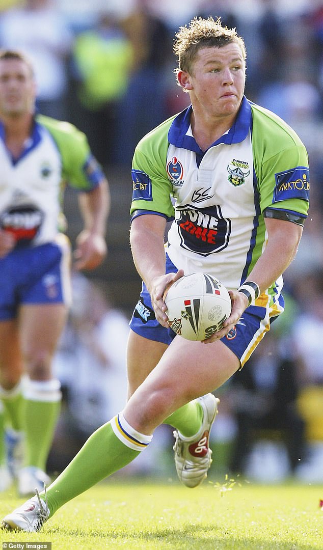 The 39-Year-Old Began His Nrl Career At The Canberra Raiders (Pictured, In 2005)