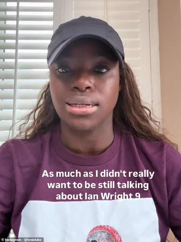 The 38-Year-Old Reignited Her War Of Words Again With Wright In An Instagram Video On Sunday