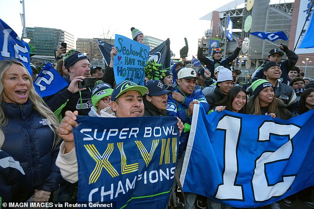 Seahawks Fans Refer To Themselves As The Team's '12Th Man,' Which Explains The Flags