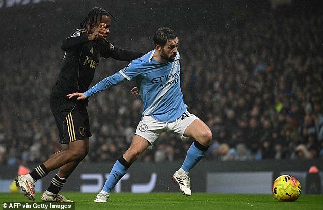 Bernardo Silva Has Become Integral To Man City Operating In A Diamond Out Of Possession, With Pep Guardiola Giving Him A Rest In The Final 30 Minutes With Their Comfortable Advantage