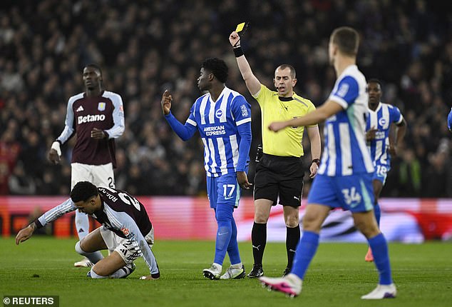 Baleba Was Booked For A Foul On Morgan Rogers And Was Taken Off Just 20 Minutes Later