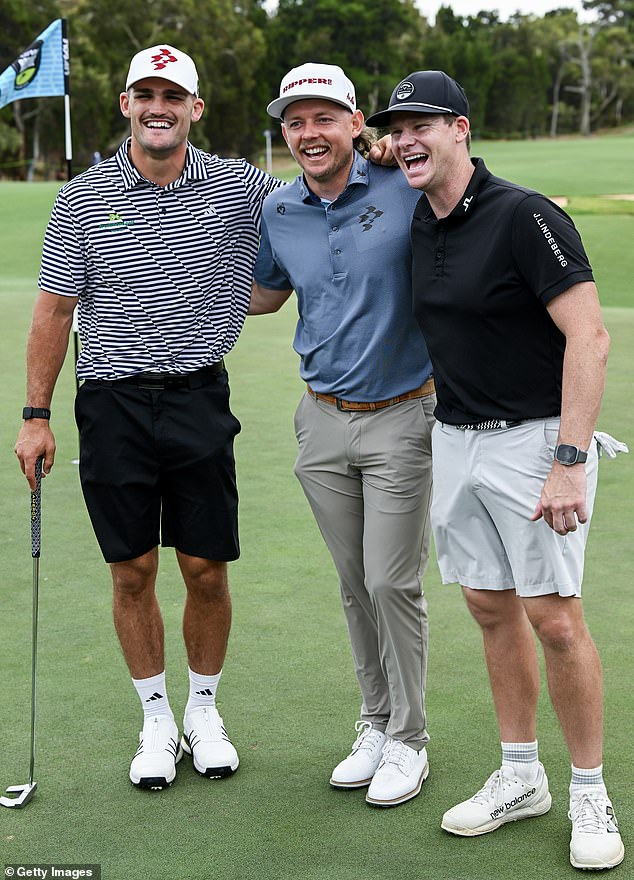 On Wednesday, A Handful Of Australian Sporting Greats, Including Steve Smith And Nathan Cleary, Took To The Fairways To Compete In The Liv Golf Adelaide Pro-Am Event