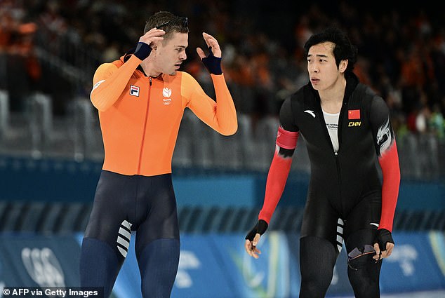 As They Crossed The Finish Line, The Netherlands Athlete Was Incensed By The Disqualified Skater's Move