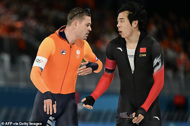 The 23-Year-Old Was Hampered By His Chinese Rival Lian Ziwen In The Men's 1,000M Race