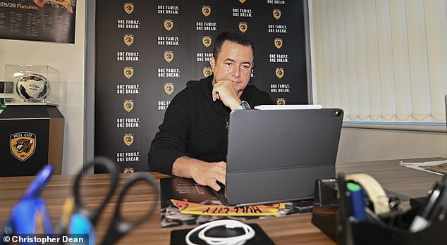 Ilicali Pauses Briefly At His Office, Just Inside The Stadium, Where He Sacked Rosenior