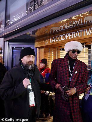 Snoop Pictured With A Security Guard Ahead Of The Opening Ceremony