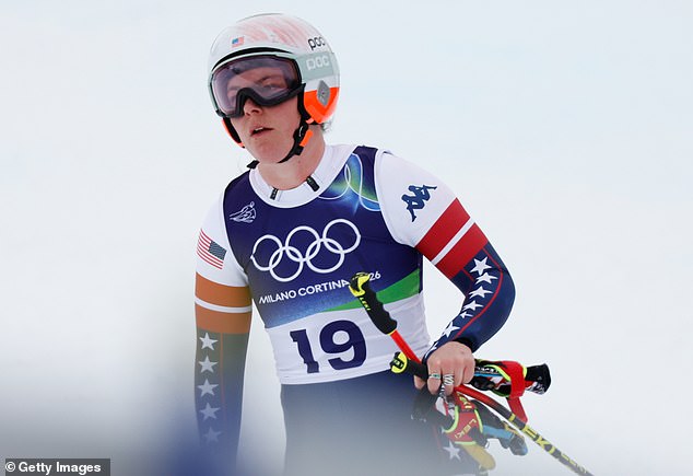 The Proposal Came An Hour After Her Bid To Reach The Podium In The Super-G Ended With A Crash