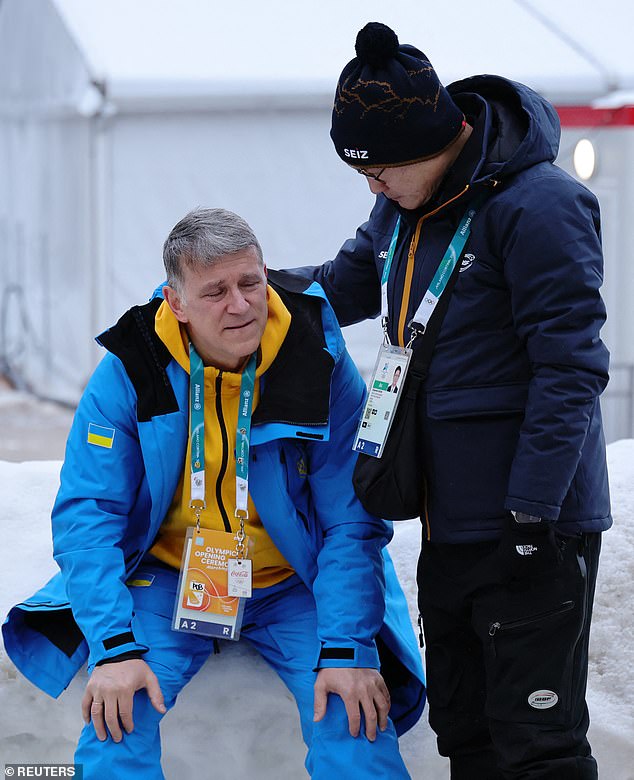 The Ukrainian Olympic Team Will Take The Case To The Court Of Arbitration For Sport (Pictured: Heraskevych's Dad And Coach, Mykhailo)