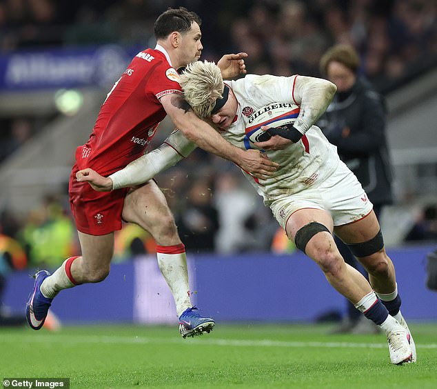 Pollock Is Tackled By Tomos Williams During Last Weekend's Six Nations Thrashing Of Wales