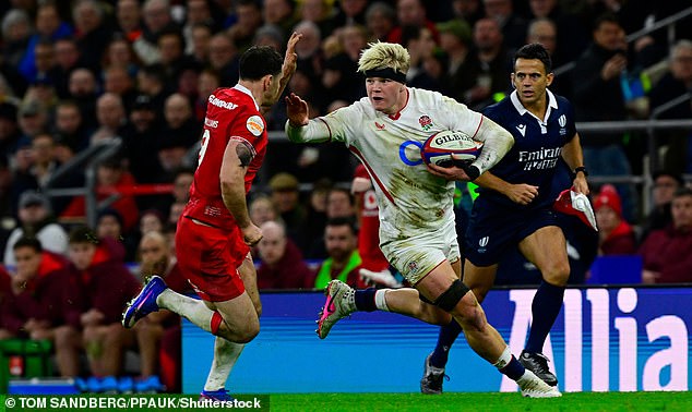Pollock Pushes Away Tomos Williams During The Victory Over Wales Last Saturday