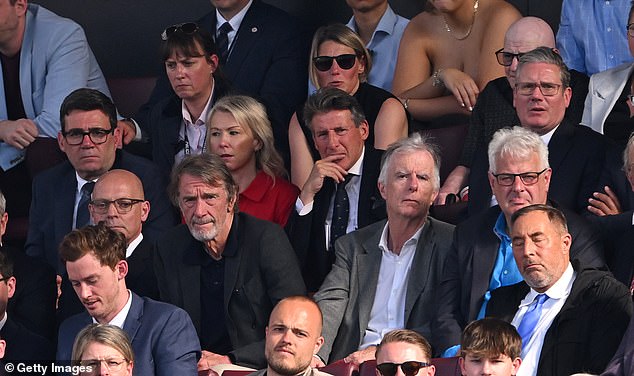 Andy Burnham (Left) And Sir Keir Starmer (Right) Have Been Working With Ratcliffe (Centre) On The Stadium Project