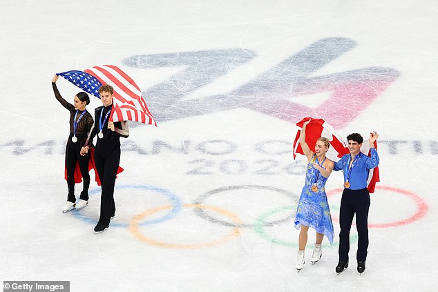 Canada's Piper Gilles And Paul Poirier Took The Bronze Medal With A Score Of 217.74