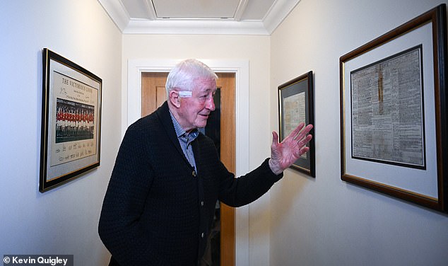 Telfer Leads Us Through The Memories That Adorn The Walls Of His House