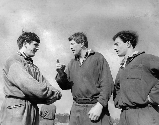 Telfer In Scotland Training In 1968 With Gordon Connell (Left) And Ian Robertson (Right)