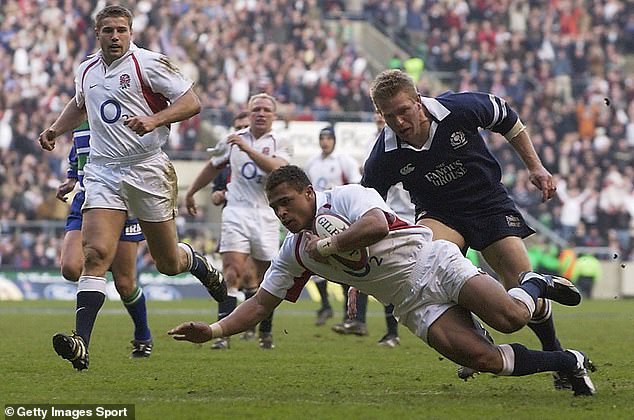 Jason Robinson Goes Over In 2003 As Sir Clive Woodward's Grand Slam Team And Eventual World Champions Ran Out 40-9 Winners - Telfer Believes This Is England's Strongest Team Since