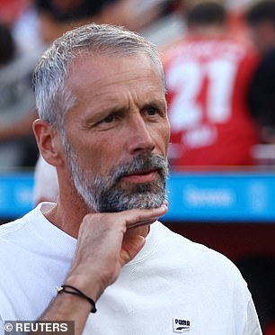 Marco Rose Pictured While In Charge Of Leipzig