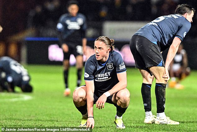 Thelo Aasgaard Cut A Dejected Figure At Fir Park After Seeing Two Vital Points Slip Away