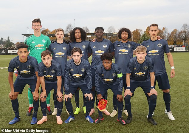 D'mani Mellor (Back Row, Second Right) Came Through At Manchester United With The Likes Of Mason Greenwood, Tahith Chong, Angel Gomes, James Garner And Brandon Williams