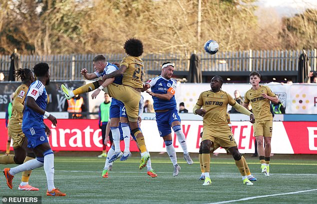 Dawson (Centre) Scored The Opener And Insists They Will Not Be Changing Anything From Their Usual Game Plan Against Brentford In The Fourth Round