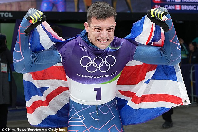 Weston Celebrates After Clinching Gold, Ending Team Gb's Wait For A Medal At The Games