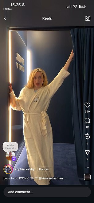 Kirkby Shared A Video Advertising Herself For Dates In Italy