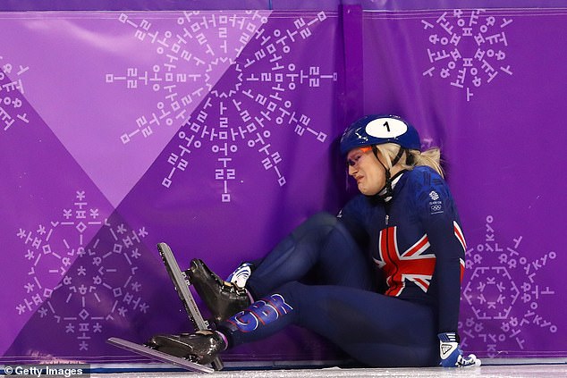 The Former Skating Star Suffered Heartbreak On The Big Stage, Pictured Here After Crashing Out In Pyongchang