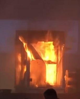 A Popcorn Machine Caught Fire In The Stands